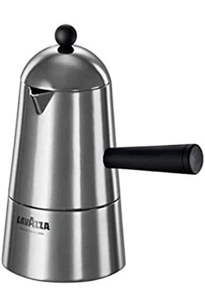 LavAzza Carmencita Classic Black, Espresso Coffee Maker 2 Cups (Moka Pot)