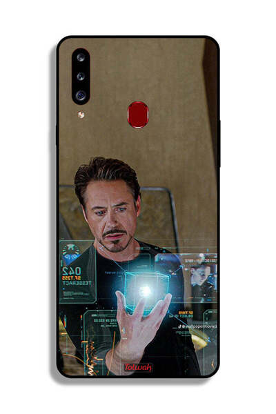 Tolwak غطاء حماية لهاتف سامسونج جالكسي A20s بتصميم الرجل الحديدي