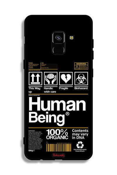 Tolwak غطاء حماية لهاتف Samsung Galaxy A8 Plus (2018) - ملصق إنسان