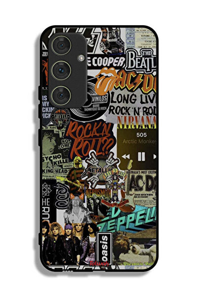 Tolwak غطاء حماية لهاتف سامسونج جالاكسي A54 5G، تحيا موسيقى الروك آند رول