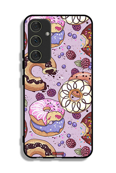 Tolwak غطاء حماية لهاتف سامسونج جالاكسي A54 5G برسومات دوناتس آرت