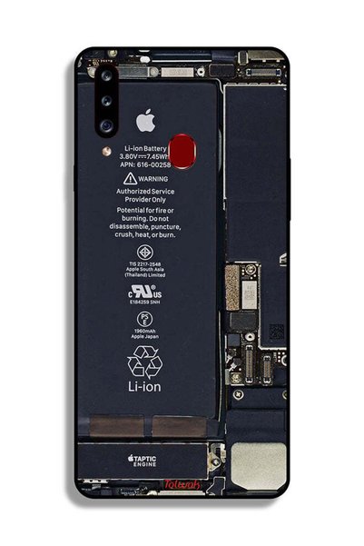 Tolwak غطاء حماية لهاتف Samsung Galaxy A20s بنمط دائرة الهاتف