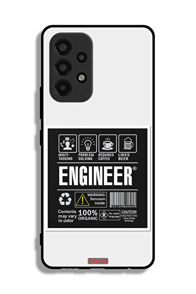 Tolwak غطاء حماية لهاتف سامسونج جالاكسي A53 5G، ملصق المهندس