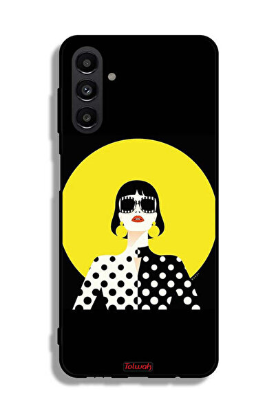 Tolwak Samsung Galaxy A13 5G Protective Case Cover Stylish Girl Art