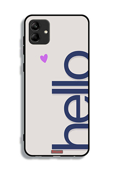 Tolwak Samsung Galaxy M04 Protective Case Cover Hello