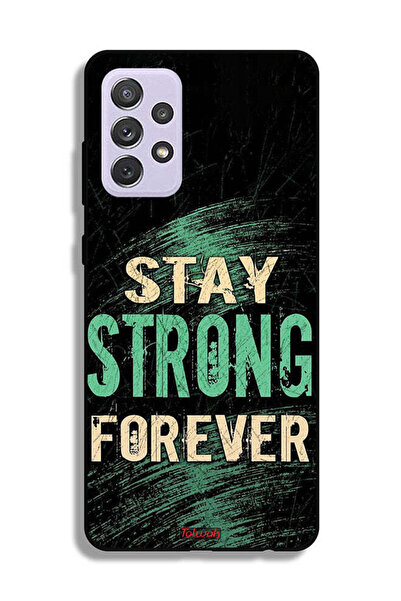 Tolwak Samsung Galaxy A72 5G Protective Case Cover Stay Strong Forever