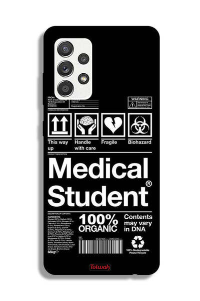 Tolwak غطاء حماية لهاتف سامسونج جالاكسي A32 5G، ملصق طالب الطب