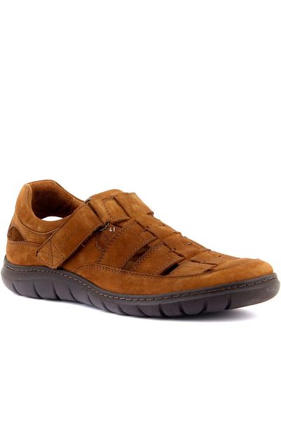 SailLakers Sail Lakers - Tan Nubuck Velcro Men's Sandals