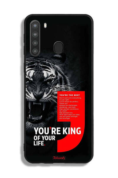 Tolwak غطاء حماية لهاتف سامسونج جالكسي A21 أنت ملك حياتك