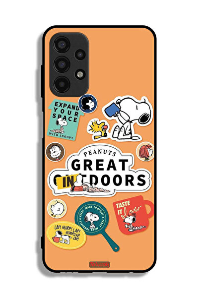 Tolwak غطاء حماية لهاتف سامسونج جالاكسي A13 4G بملصقات الفول السوداني