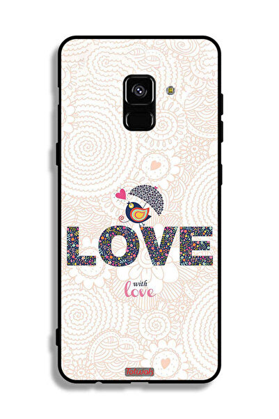 Tolwak غطاء حماية لهاتف سامسونج جالاكسي A8 بلس (2018) - حب مع الحب