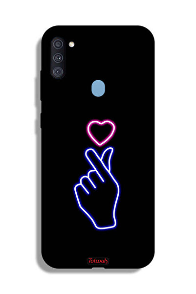 Tolwak غطاء حماية لهاتف Samsung Galaxy A11 بتصميم قلب سريع