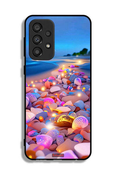 Tolwak Samsung Galaxy A33 5G Protective Case Cover Stones Art