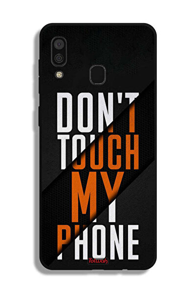 Tolwak غطاء حماية لهاتف سامسونج جالكسي A30 - لا تلمس هاتفي
