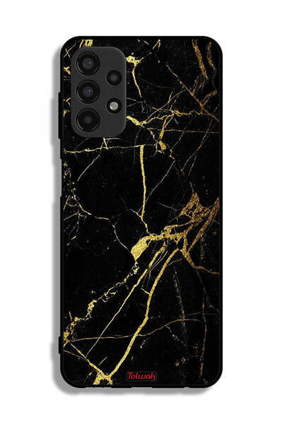 Tolwak غطاء حماية لهاتف سامسونج جالاكسي A13 4G - رخامي متصدع