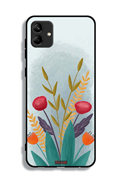 Tolwak غطاء حماية لهاتف سامسونج جالاكسي A04 برسومات نباتية