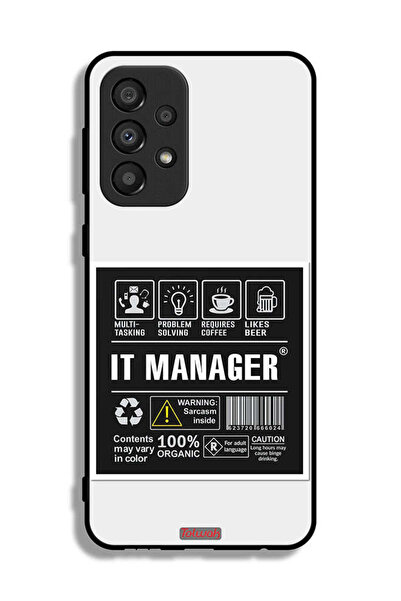 Tolwak غطاء حماية لهاتف Samsung Galaxy A33 5G - ملصق مدير تكنولوجيا المعلومات