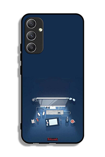 Tolwak Samsung Galaxy A34 5G Protective Case Cover Computer Desk Art