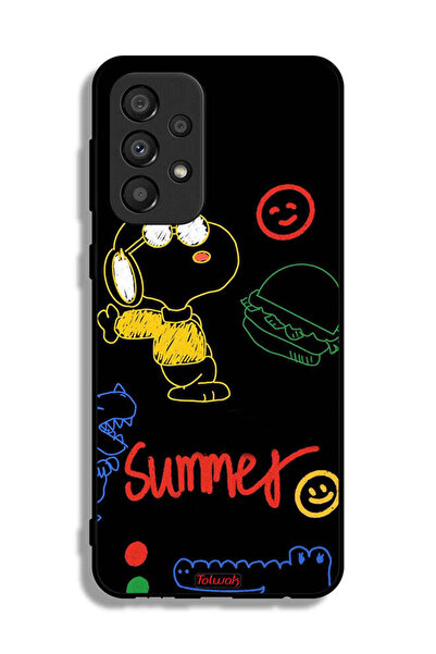Tolwak Samsung Galaxy A33 5G Protective Case Cover Summer Sticker