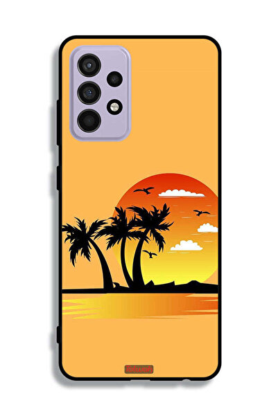 Tolwak Samsung Galaxy A52 Protective Case Cover Drawing Abstract Design