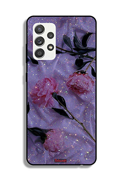 Tolwak غطاء حماية لهاتف سامسونج جالاكسي M32 5G بنقشة ورود لامعة