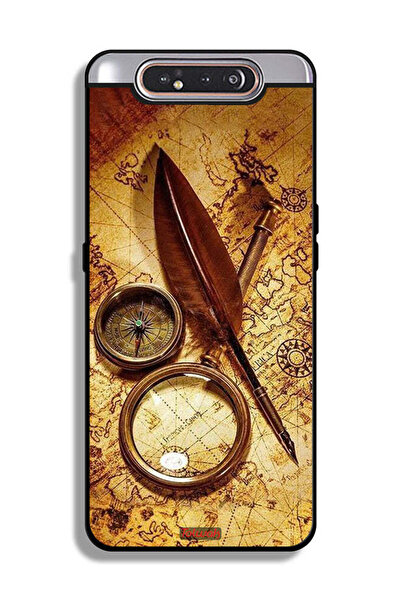 Tolwak غطاء حماية بتصميم بوصلة عتيقة من سامسونج جالكسي A80