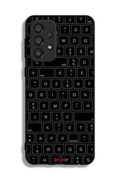 Tolwak غطاء حماية لهاتف Samsung Galaxy A33 5G بنمط مفاتيح لوحة المفاتيح العشو...