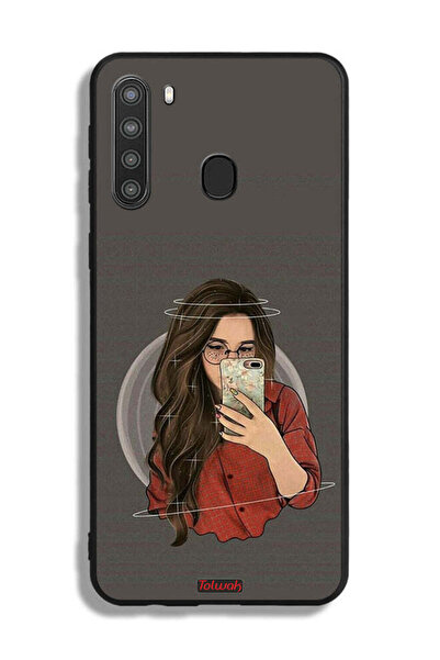 Tolwak غطاء حماية لهاتف سامسونج جالكسي A21 لالتقاط صورة سيلفي