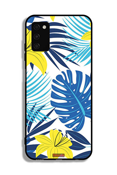 Tolwak غطاء حماية لهاتف سامسونج جالكسي A02s برسومات ريش وزهور