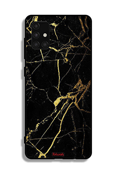 Tolwak غطاء حماية لهاتف سامسونج جالاكسي A71 4G - رخامي متصدع