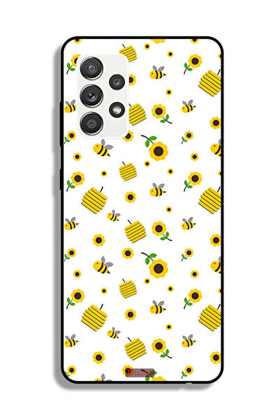 Tolwak غطاء حماية لهاتف سامسونج جالاكسي M32 5G بنقشة عباد الشمس والنحل