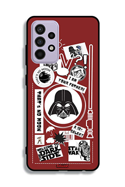 Tolwak غطاء حماية لهاتف Samsung Galaxy A52 ملصق "مرحبًا بكم في الجانب المظلم"