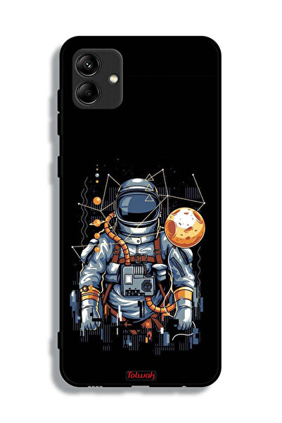 Tolwak Samsung Galaxy M04 Protective Case Cover Astronaut Abstract Art