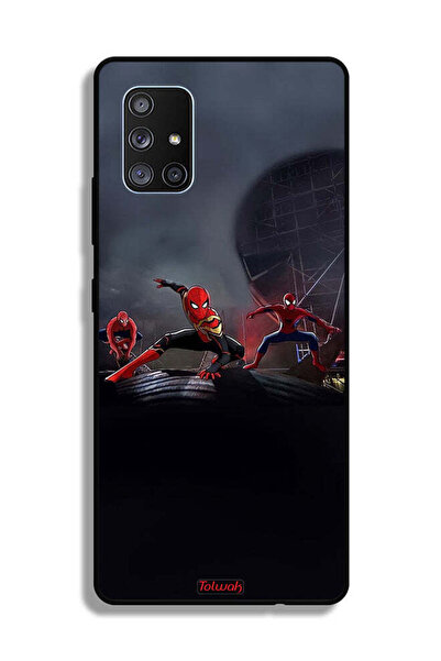 Tolwak Samsung Galaxy A71 5G Protective Case Cover Three Spiders