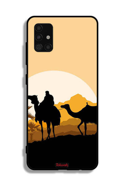 Tolwak غطاء حماية لهاتف سامسونج جالاكسي A51 4G برسومات جمال في الصحراء