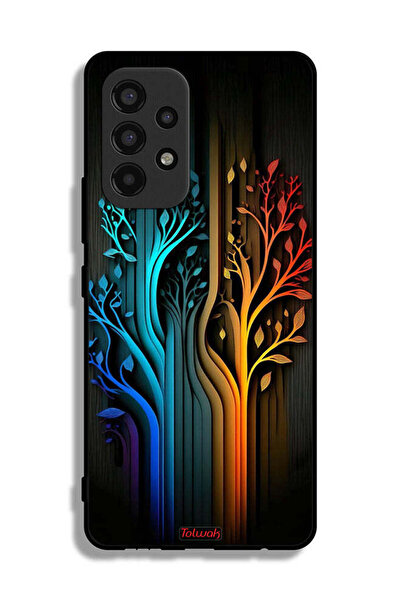 Tolwak غطاء حماية لهاتف سامسونج جالاكسي A53 5G برسومات أوراق الشجر
