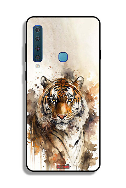 Tolwak غطاء حماية لهاتف Samsung Galaxy A9 (2018) بتصميم فن تجريدي من جلد الفهد