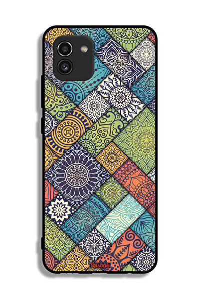Tolwak غطاء واقي لغطاء الحماية Samsung Galaxy A03 بنقشة ماندالا