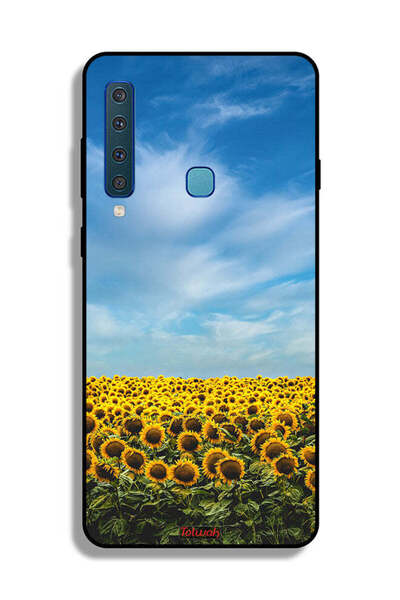 Tolwak غطاء حماية لهاتف سامسونج جالكسي A9 (2018) - عباد الشمس تحت السماء