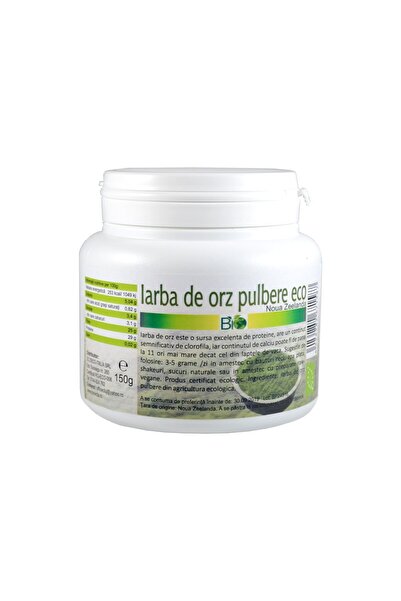 Deco Italia Iarba de orz bio eco, pulbere (pudra), Noua Zeelanda 150g