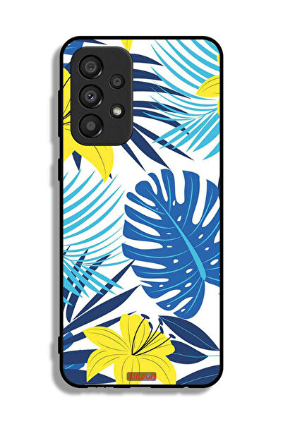 Tolwak غطاء حماية لهاتف سامسونج جالاكسي A33 5G برسومات ريش وزهور