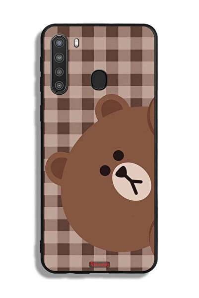 Tolwak غطاء حماية لهاتف سامسونج جالكسي A21 - دب تيدي