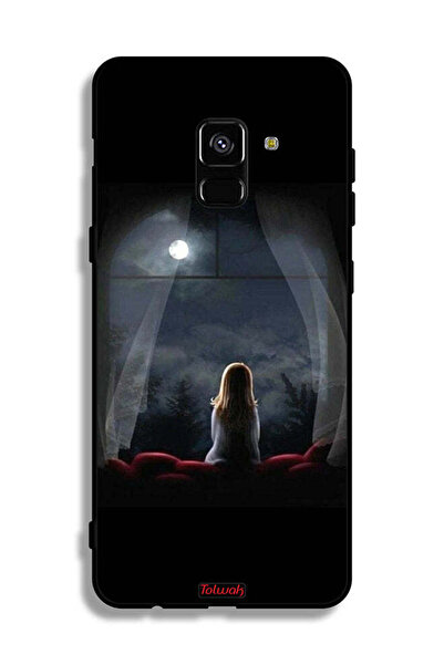 Tolwak غطاء حماية لهاتف Samsung Galaxy A8 Plus (2018) Night Imaginations