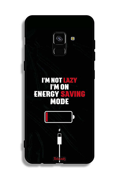 Tolwak غطاء حماية لهاتف Samsung Galaxy A8 Plus (2018) - أنا لست كسولاً، أنا ف...