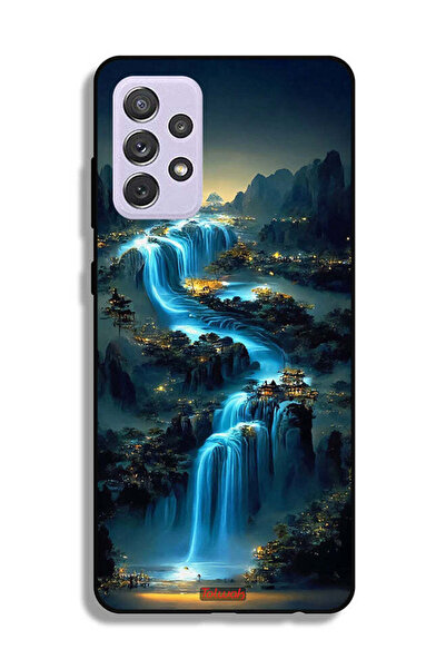 Tolwak غطاء حماية لهاتف سامسونج جالاكسي A72 5G بتصميم شلال فني