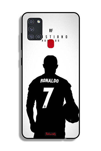 Tolwak غطاء حماية لهاتف سامسونج جالكسي A21s بقناع كريستيانو رونالدو