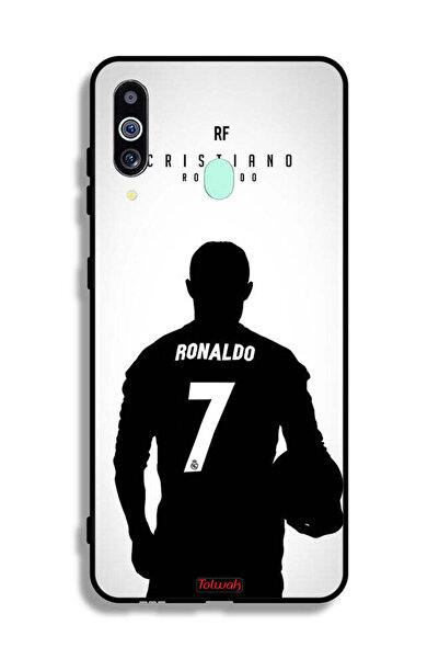 Tolwak غطاء حماية لهاتف سامسونج جالكسي A60 بقناع كريستيانو رونالدو