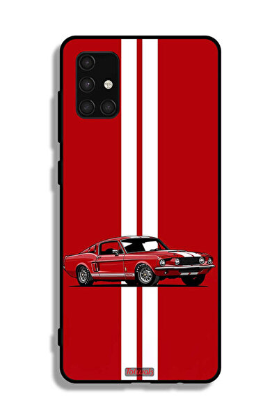 Tolwak Samsung Galaxy A71 4G Protective Case Cover Vintage Car Abstract Art