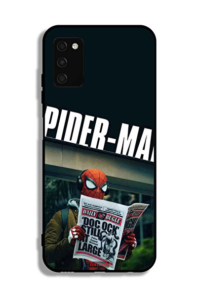 Tolwak غطاء حماية لهاتف Samsung Galaxy A02s بتصميم سبايدرمان يقرأ صحيفة