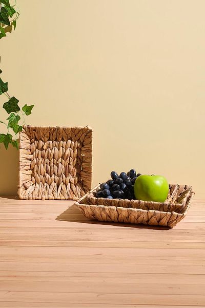 Perotti Cliento 3-Piece Square Wicker Presentation Set